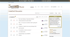 Desktop Screenshot of discuss.codechef.com