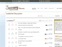 Tablet Screenshot of discuss.codechef.com